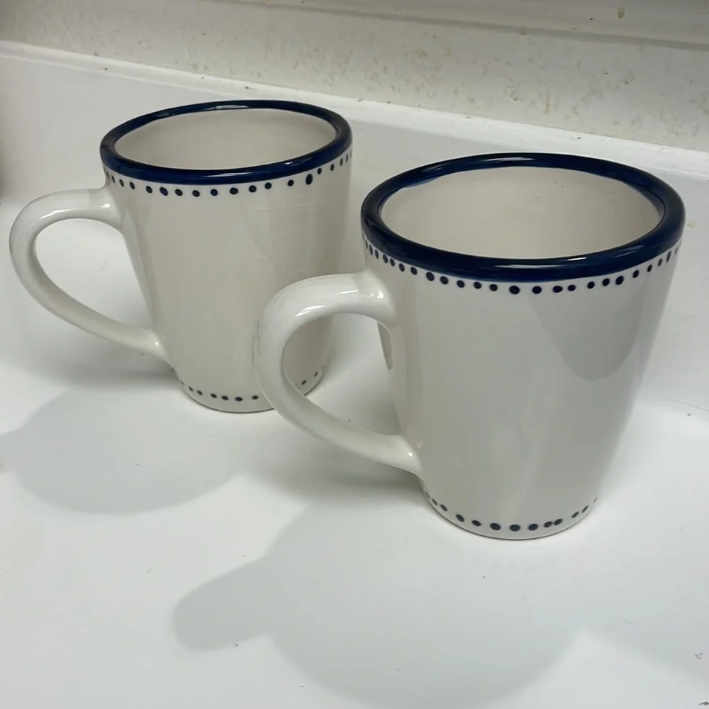 Pottery Barn cup mug set